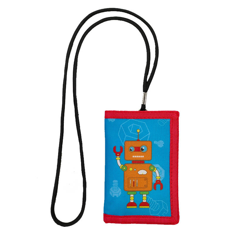 Lanyard Cartoon Animation Unicorn Gift Folding Men's Wallets