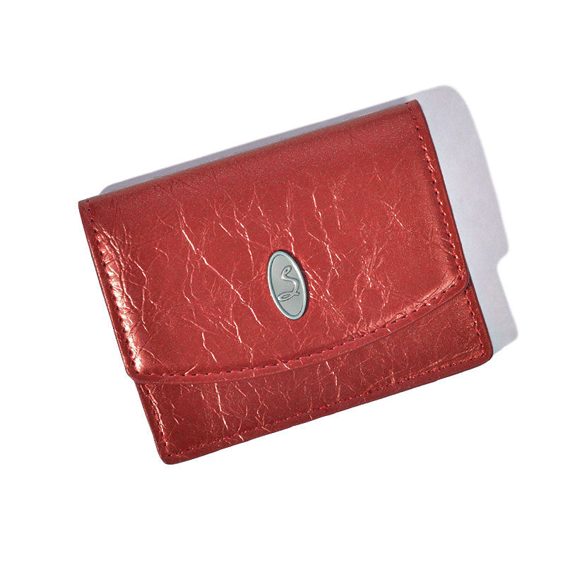 Women's Style Simple Crack Minimalist Large Capacity Card Holder