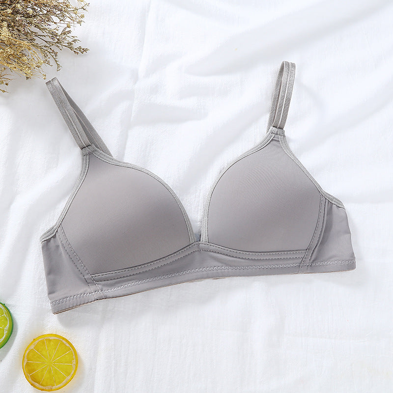 Small Chest Cotton Comfortable Soft Sticker Everyday Bras