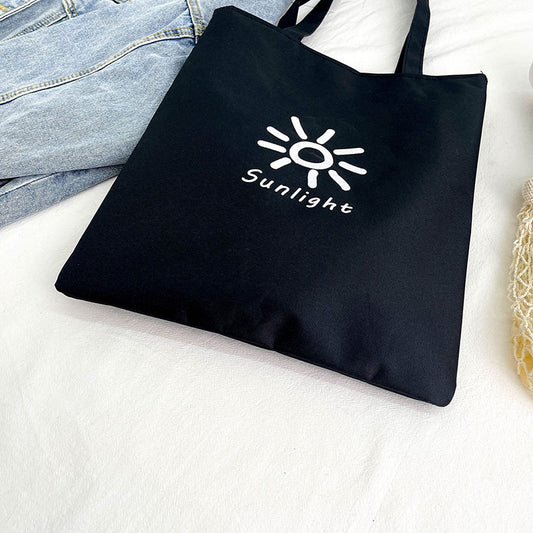 Tide Korean Style Personalized Fashion Artistic Printing Large Capacity Shoulder Bags