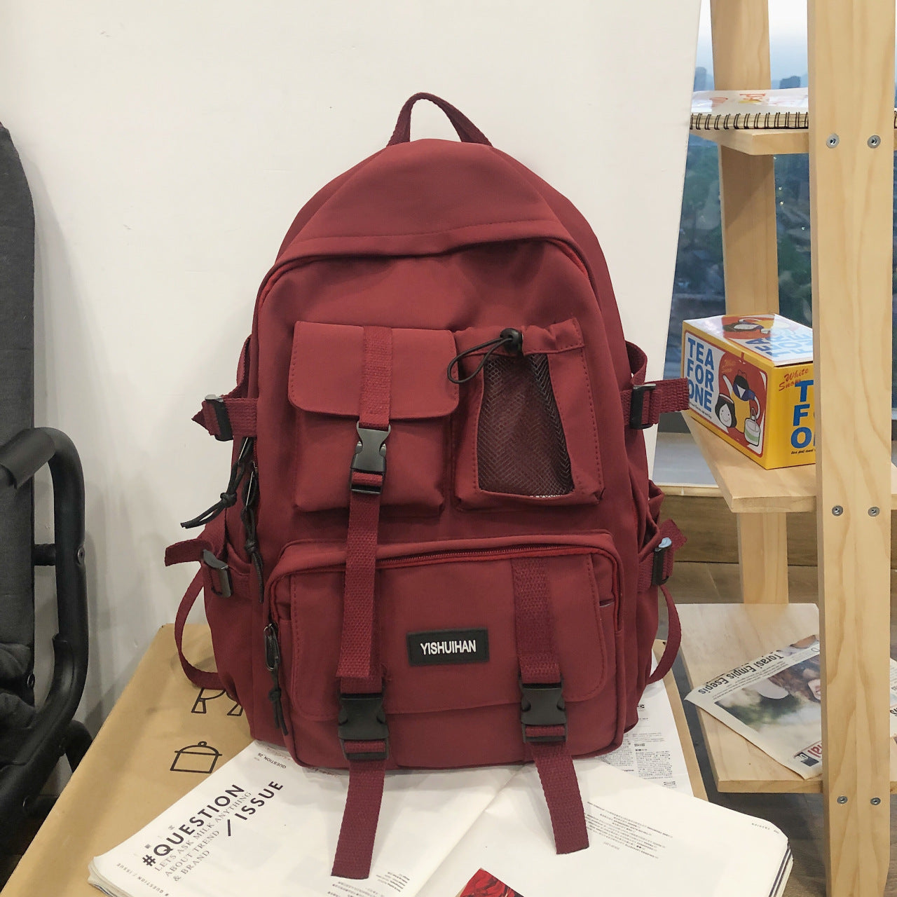 Women's & Men's & Korean Large Capacity Junior High Backpacks