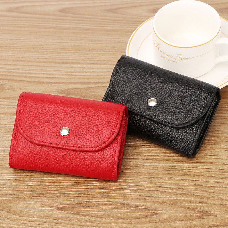 Women's & Men's & Authentic Leather Tactile Feel Mini Soft Zero Coin Purses