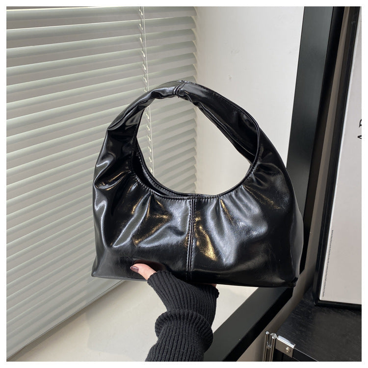 Women's Large Capacity Retro Commuter Texture Korean Women's Shoulder Bag
