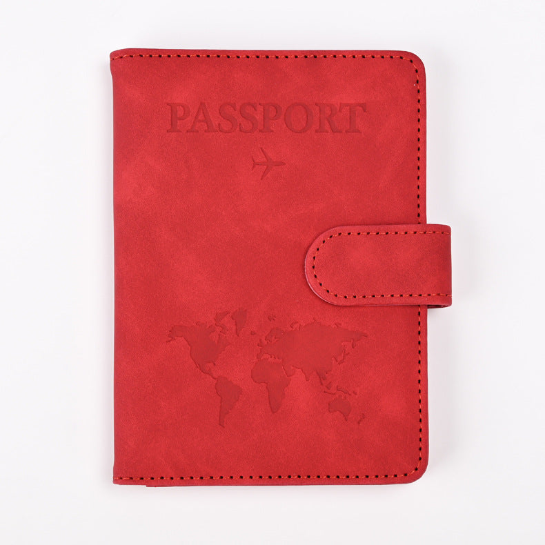 Color Changing Map Passport Cover Ticket Card Holder