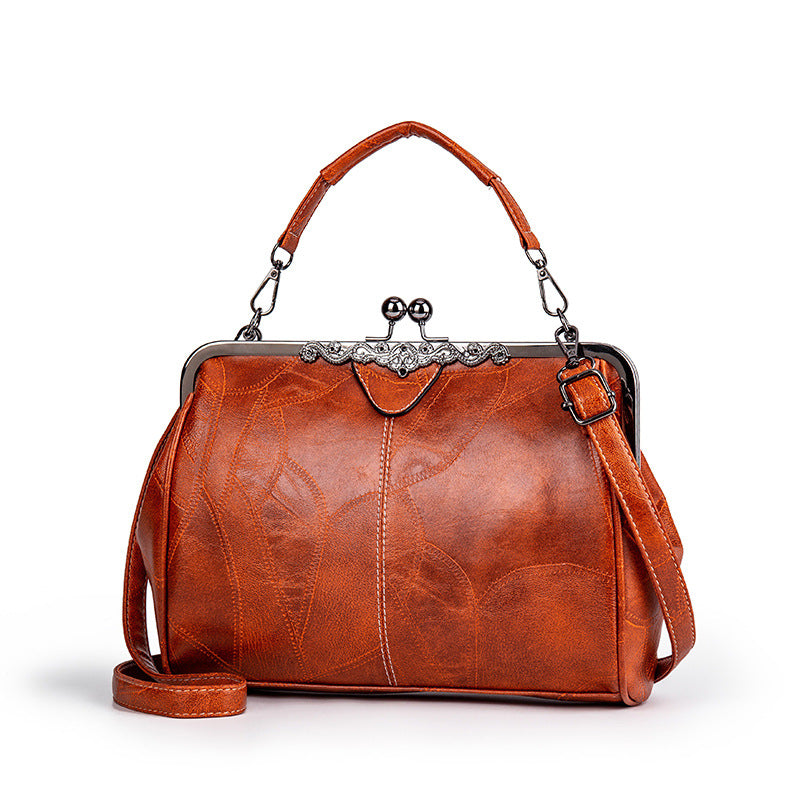 Women's Popular Fashion Retro Spanish Clip Shoulder Bags
