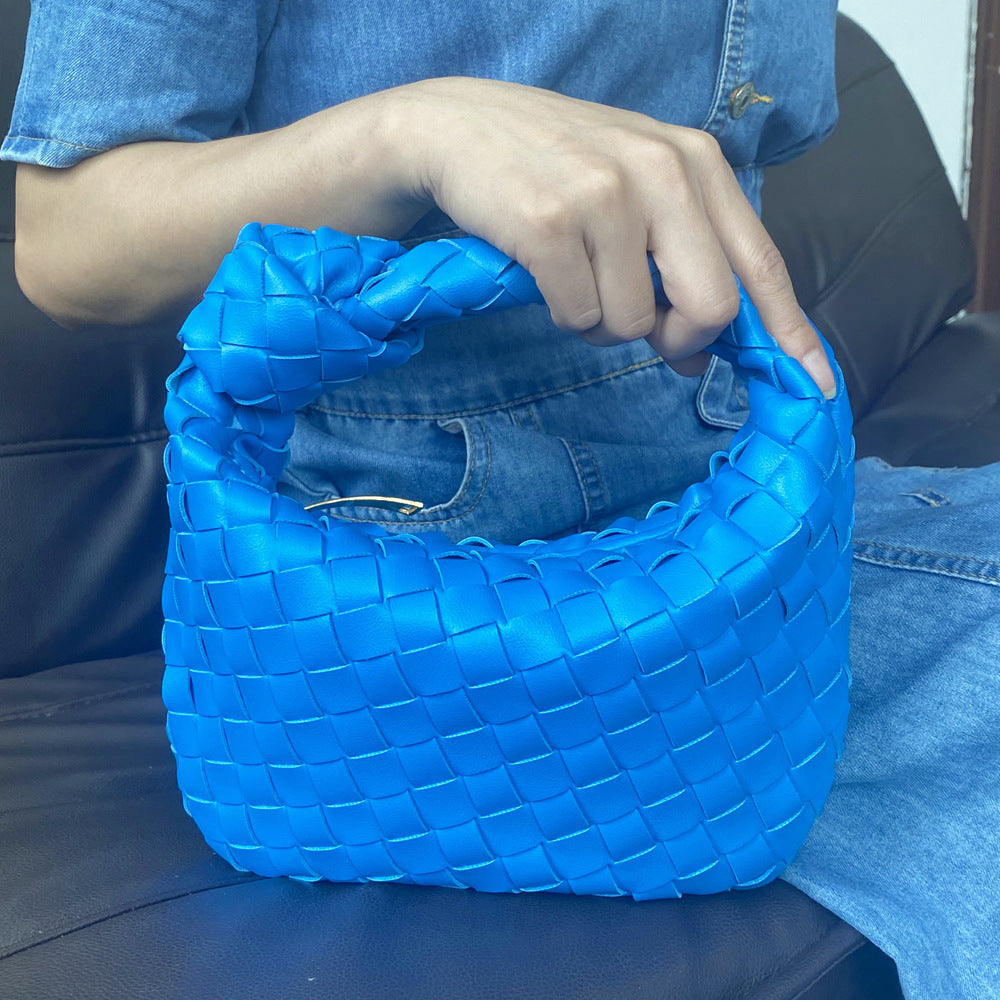 Women's High Quality Handmade Woven Gold Hardware Handbags