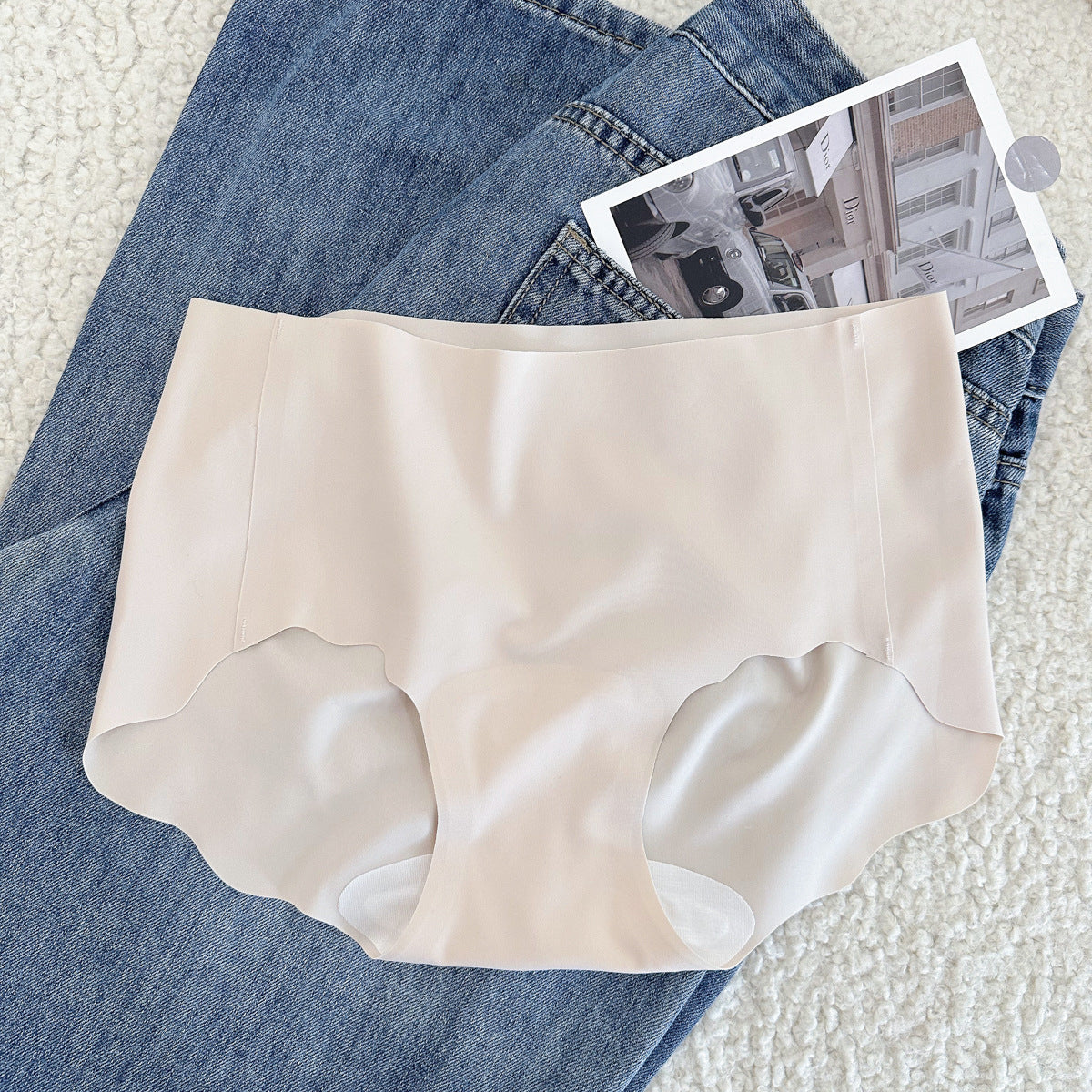 Women's Leggings Color Style Seamless Peach Hip Panties