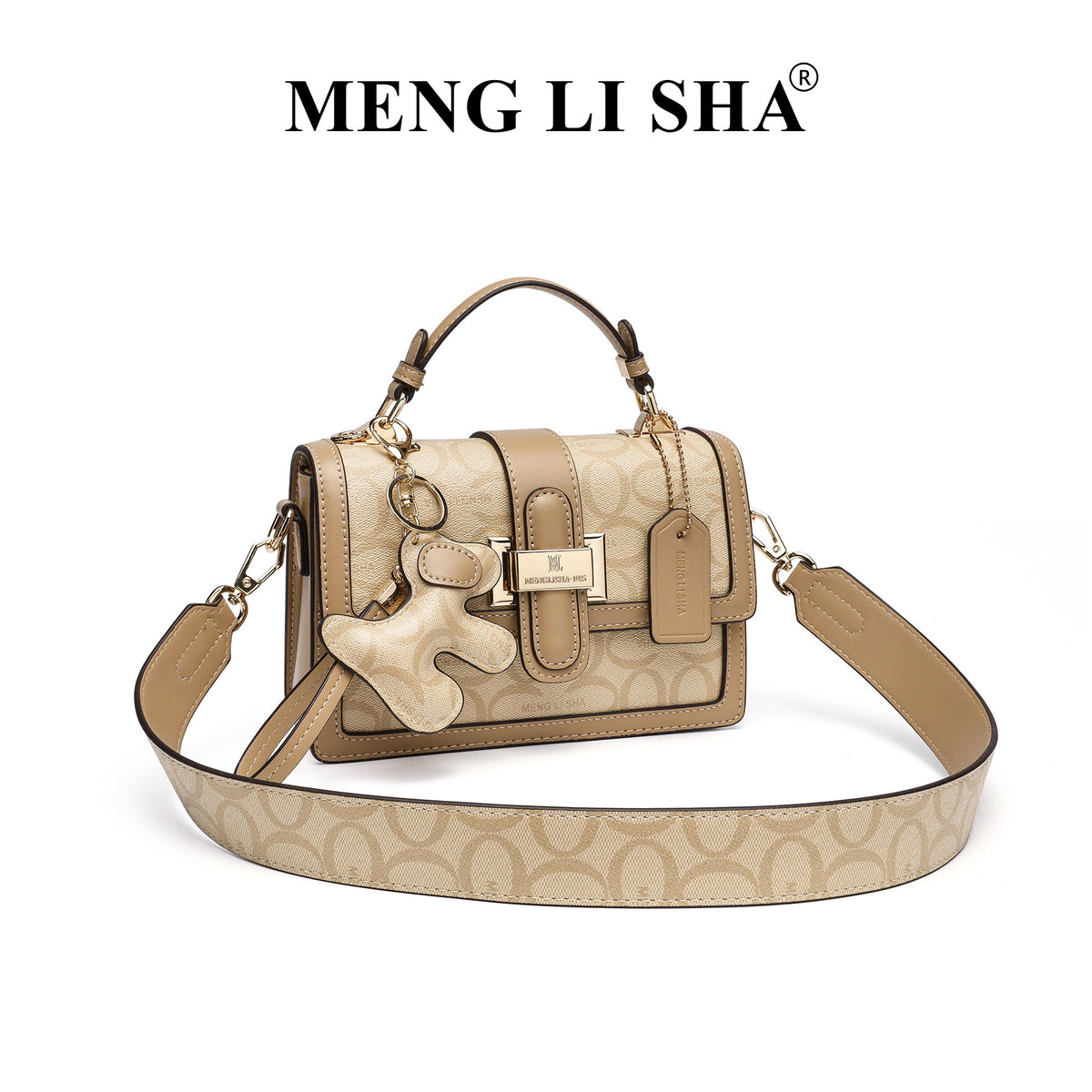 Women's High-grade Presbyopic Printing Color Contrast Commute Women's Messenger Bag