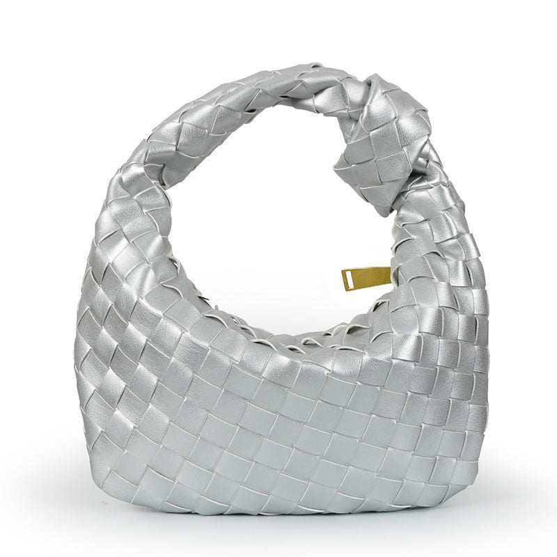 Women's High Quality Handmade Woven Gold Hardware Handbags