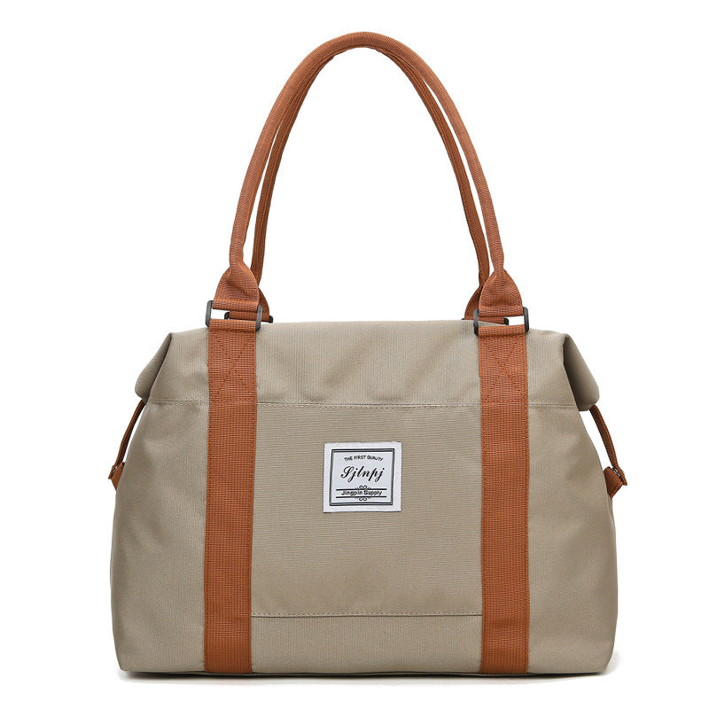 Women's & Men's Contrast Color Business Trips For Dry Travel Bags