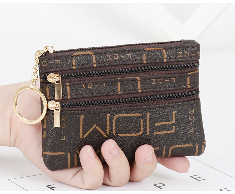 Women's Leather Tactile Feel License Soft Coin Purses