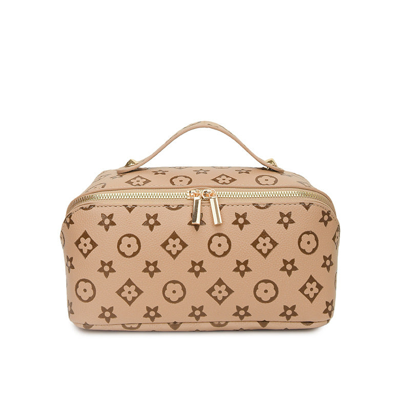 Women's Large Capacity Waterproof Portable Toiletries Storage Dressing Makeup Bag