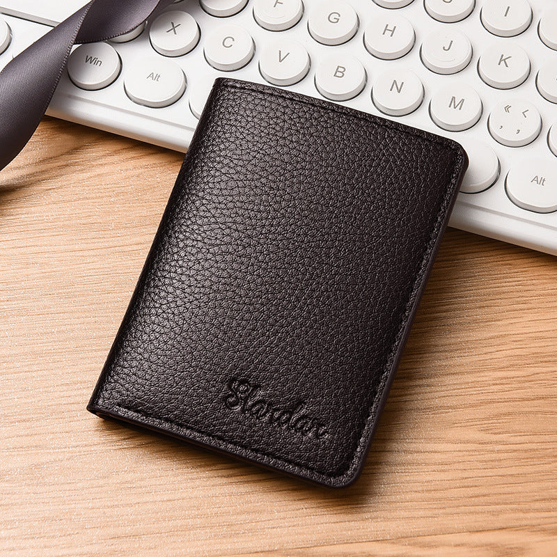 Men's Pattern Short Vertical Fashion Simple Korean Style Men's Wallet