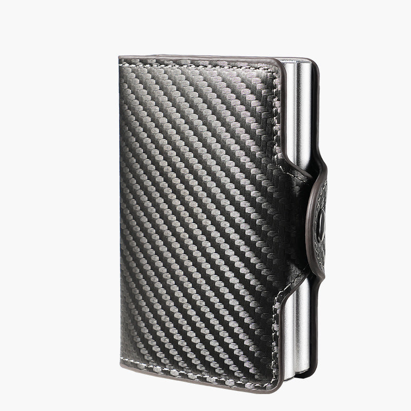 Slots Antimagnetic Man Pair Aluminum Box Men's Wallets