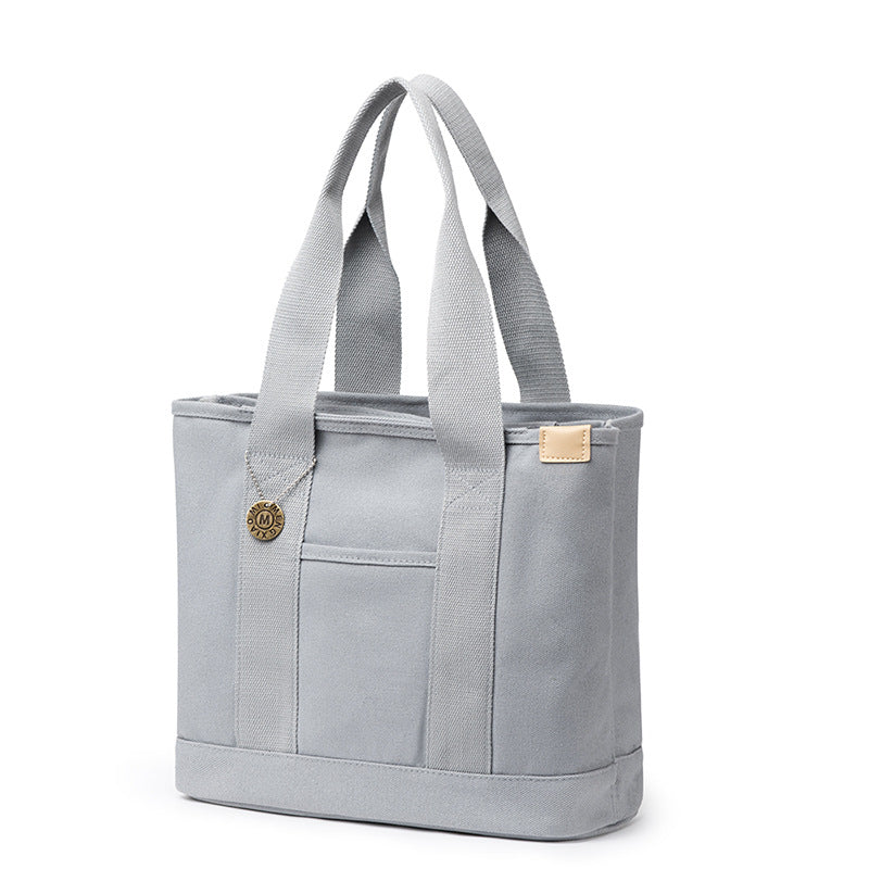 Classy Korean Style Canvas Lunch Hand Handbags