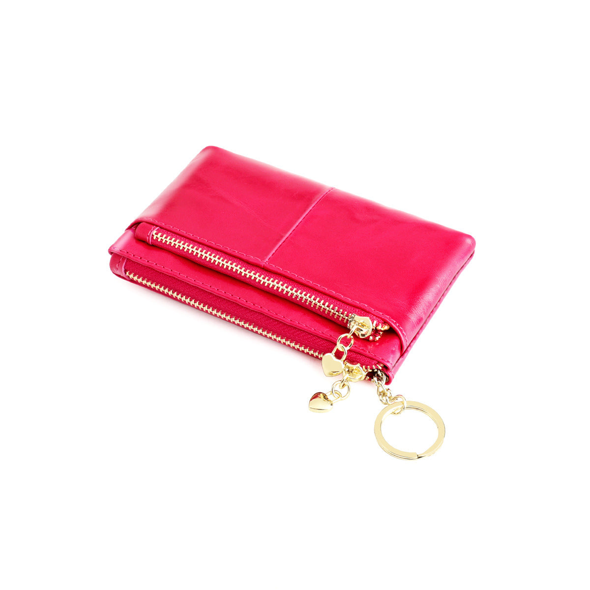 Women's Oil Wax Leather Fashion Clutch Bags