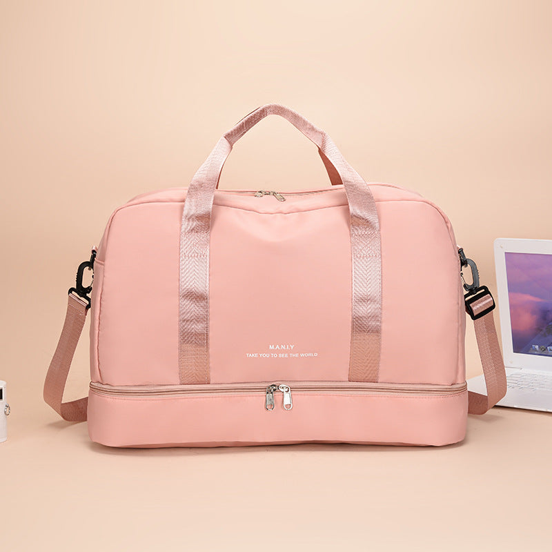 Women's & Men's & Large Capacity Short Business Trip Lightweight Dry Travel Bags