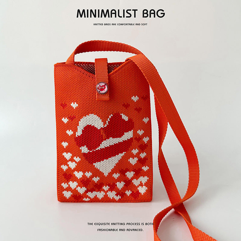 Women's Cute Black White Panda Mini Korean Purses