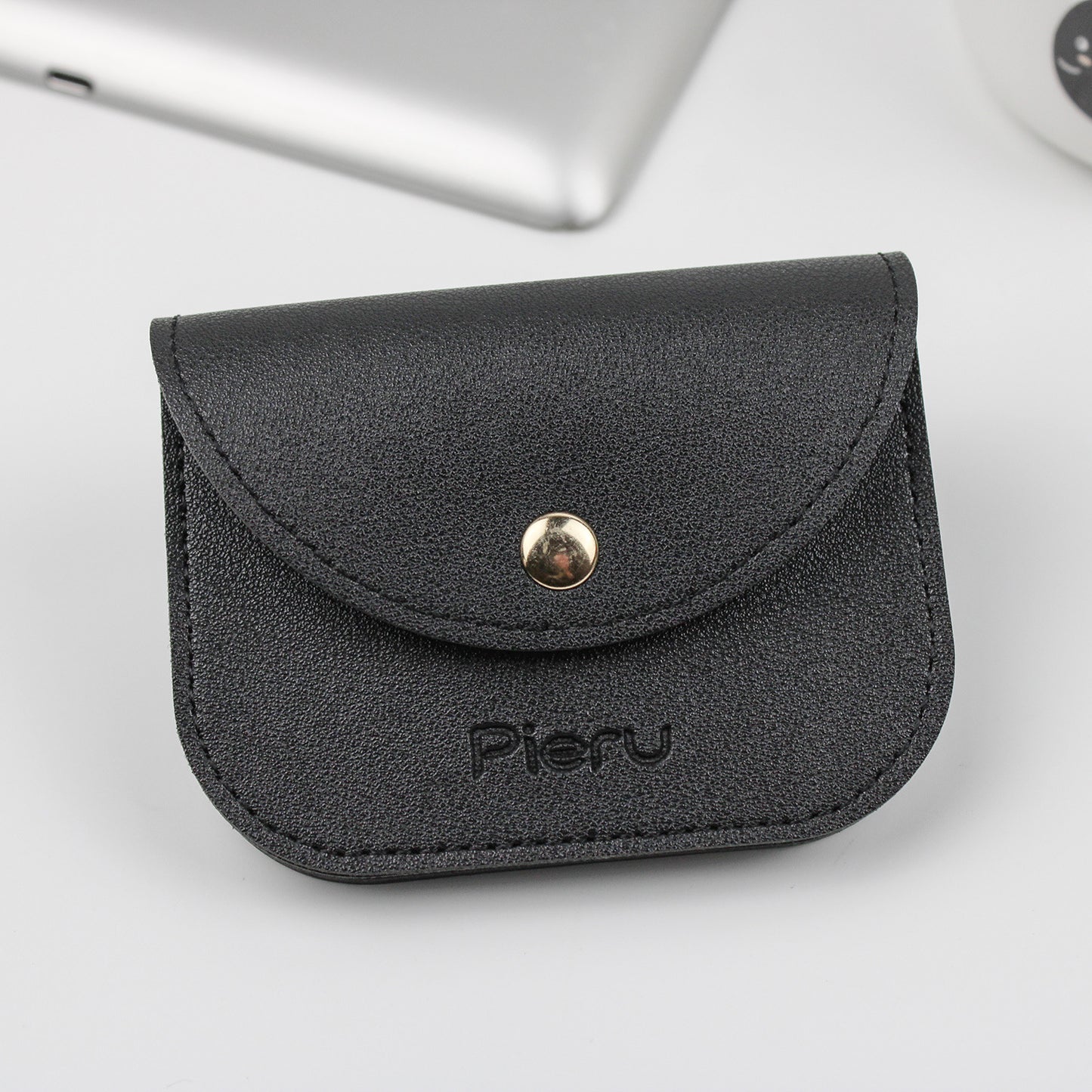 Women's Korean Style Simple Fresh Leather Envelope Card Holder