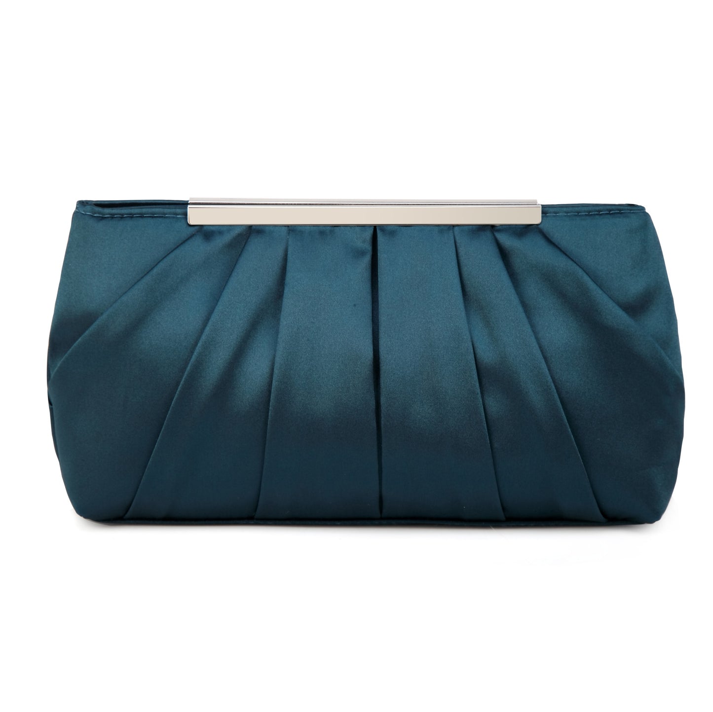 Graceful Slouchy Unique Pleated Satin Dinner Handbags