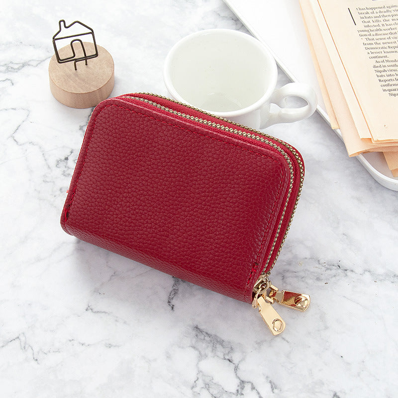 Women's Style Short Simple Solid Color Multiple Ladies Wallets