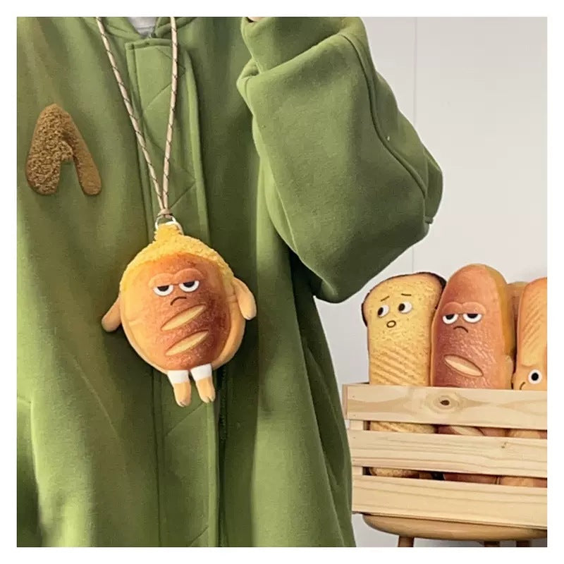 Women's & Men's & Cute Toast Portable Storage For Purses