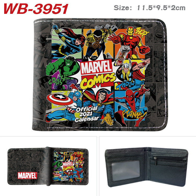 Women's & Men's & Series Super Hero Derivatives Cartoon Men's Wallets