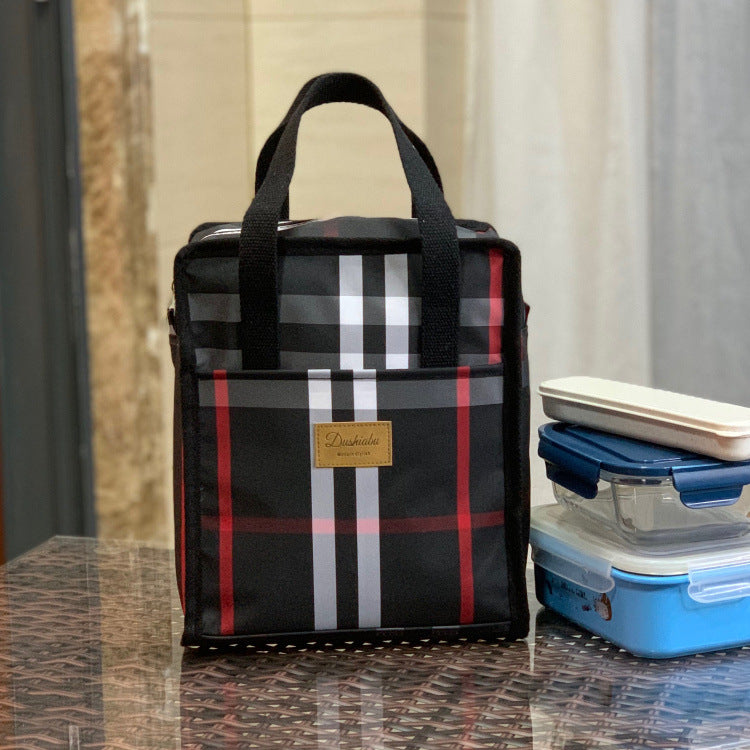 Korean Style Waterproof Thermal Preservation Lunch Box Octave Music Gun Handbags