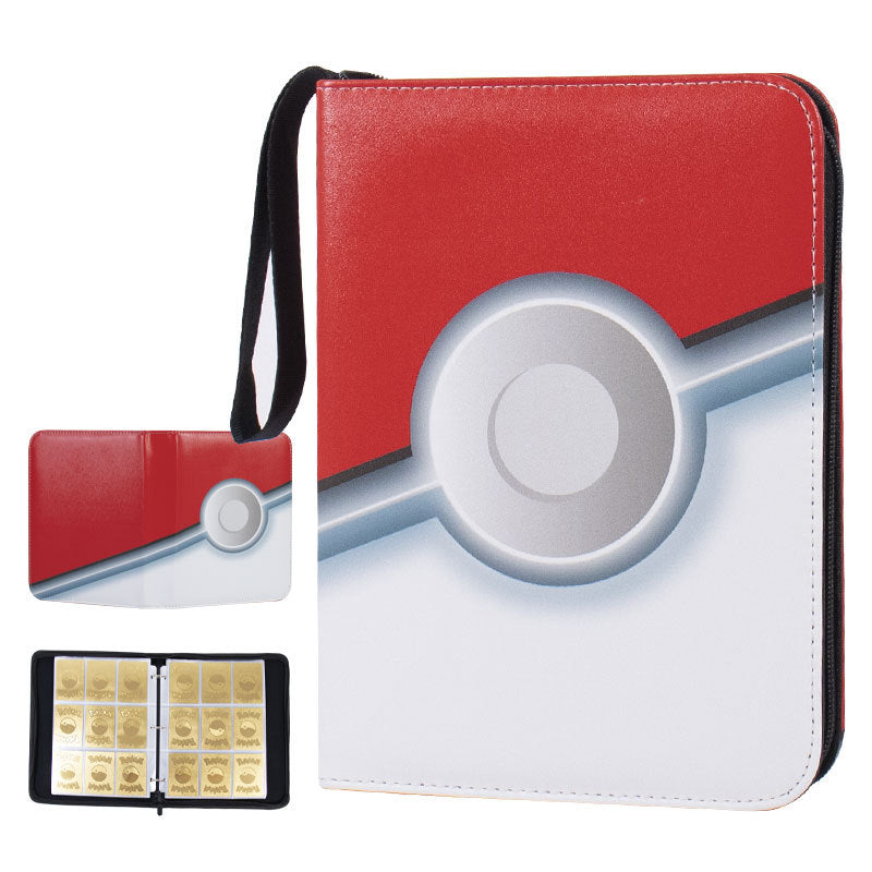 Magic Binder Grid Game Cartoon Favorites Card Holder