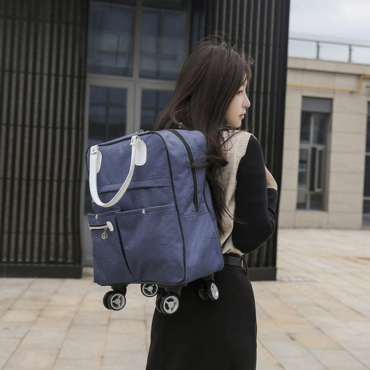 Women's Innovative Portable Folding Buggy Printing Travel Bags