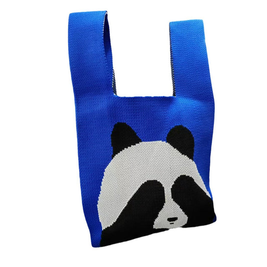 Knitted Large Capacity Totes One Woolen Yarn Bags