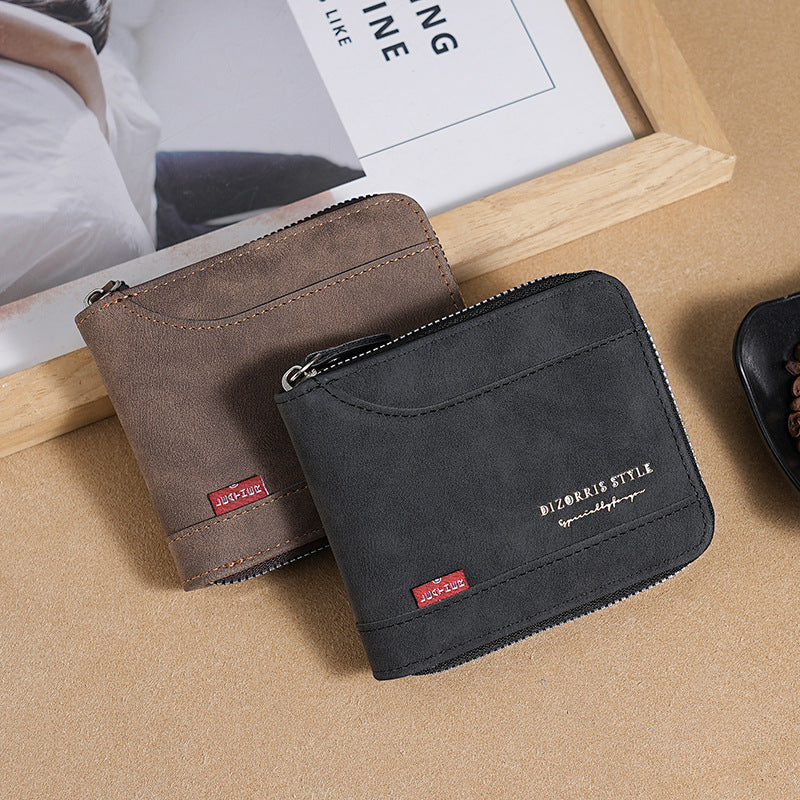 Men's Splicing Expanding Multiple Slots Large Capacity Men's Wallet