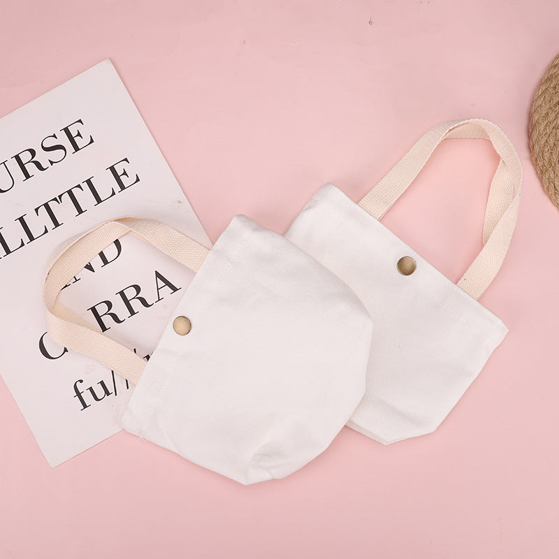 Color Canvas Iti Portable Shopping Simple Handbags