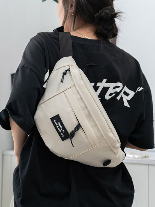 Comfortable Men's Work Clothes Fashion Female Men's Chest Bags