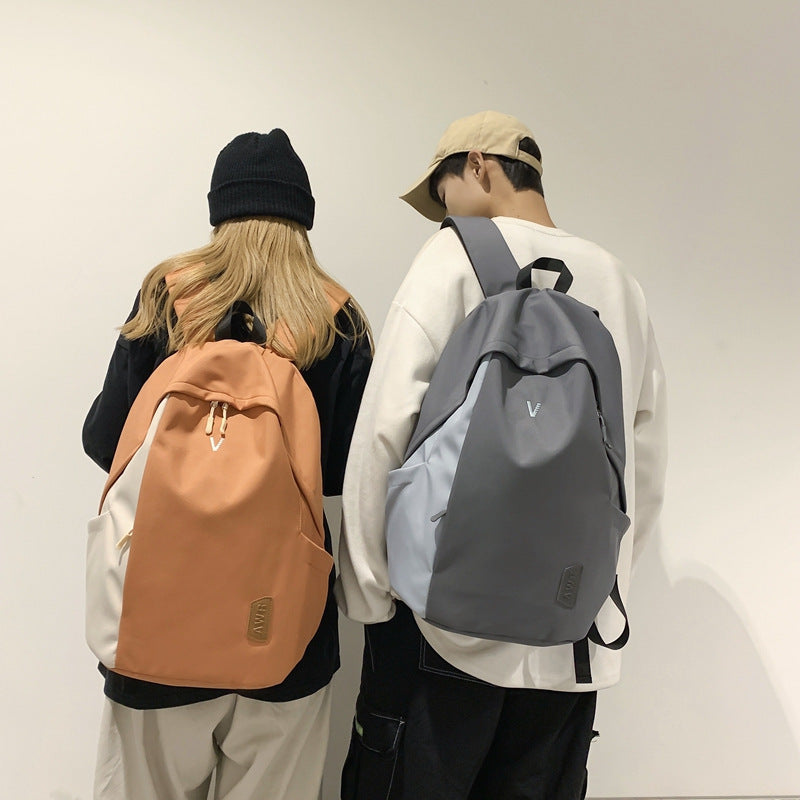 College Niche High Junior Style Simple Backpacks