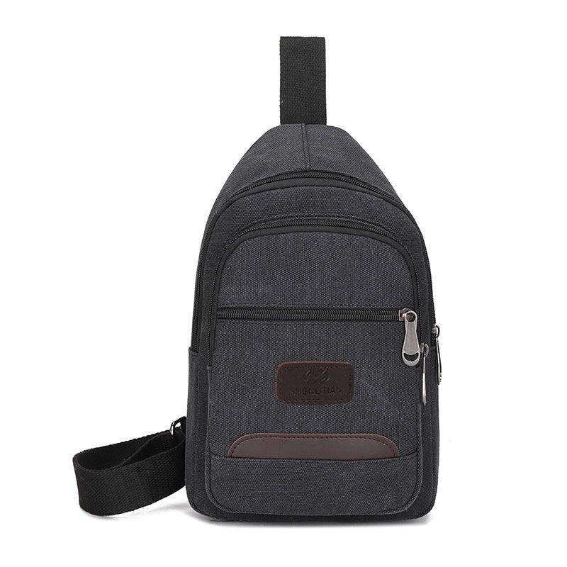 Men's Large Capacity Convenient Work Canvas Men's Chest Bags