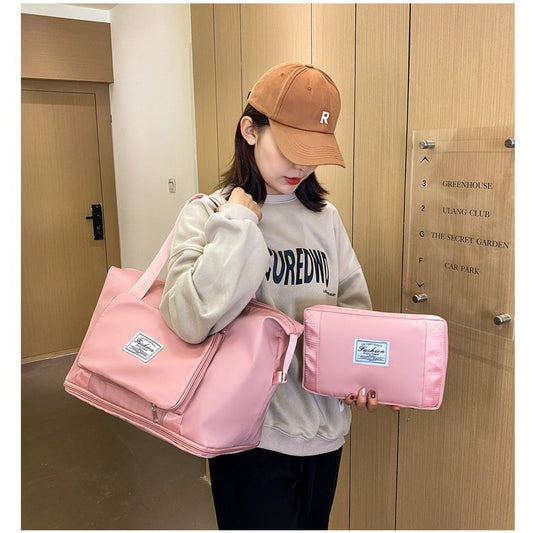 Foldable Large Size Capacity Female Fashion Travel Bags
