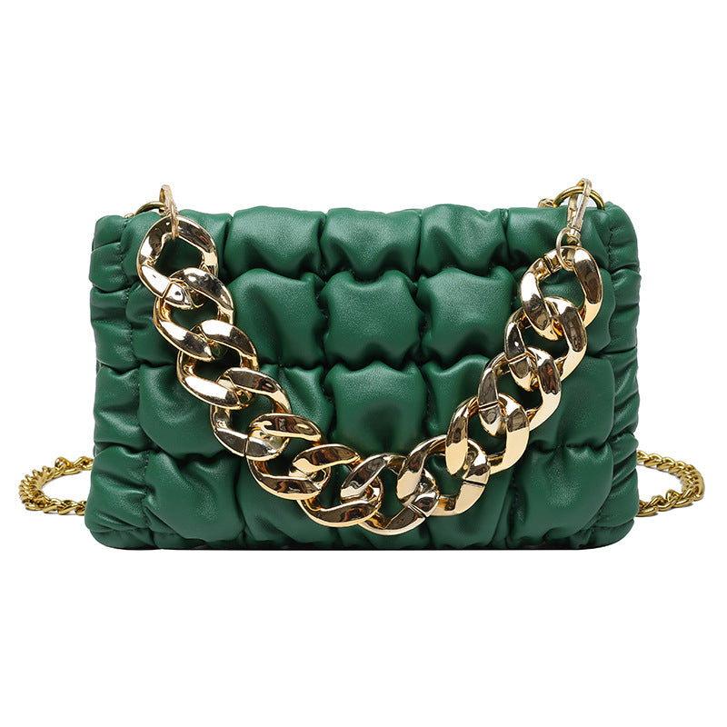 Women's Plaid Chain Spring Super Popular Fashion Women's Shoulder Bag