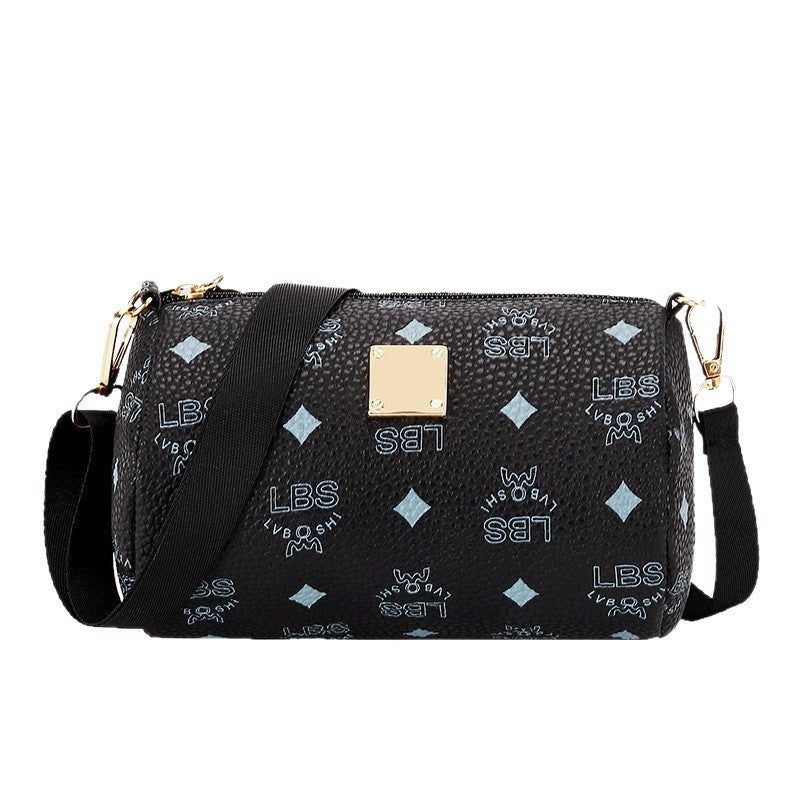 High Sense Female Light Luxury Temperament Design Retro Women's Messenger Bag
