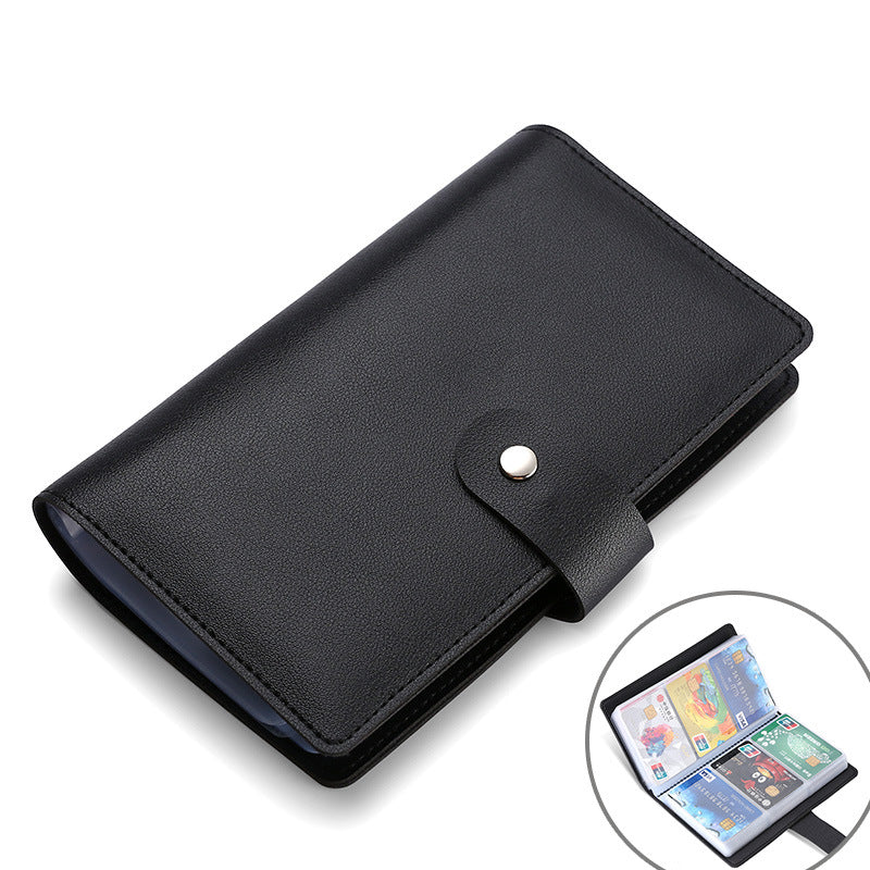 Women's & Men's Large Capacity Swiping Storage Multiple Slots Card Holder