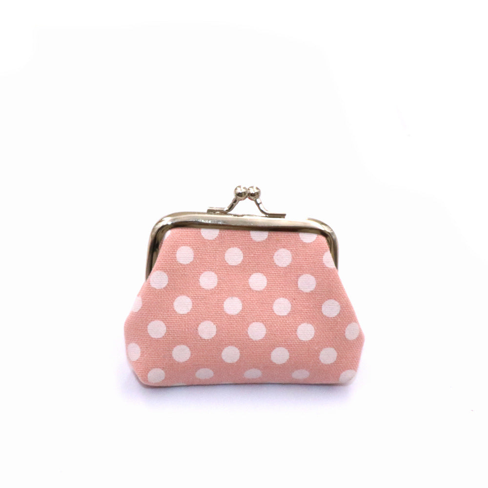 Children's Creative Dot Canvas Tourist Souvenir Purses