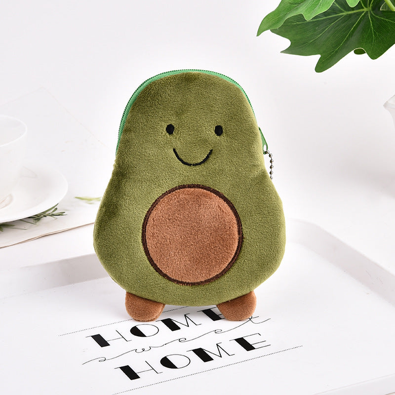 Cartoon Mini Plush Creative Cute Earphone Coin Purses
