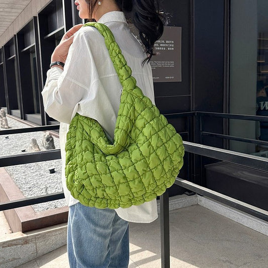Women's Retro Trendy Large Capacity Color Matching Shoulder Bags
