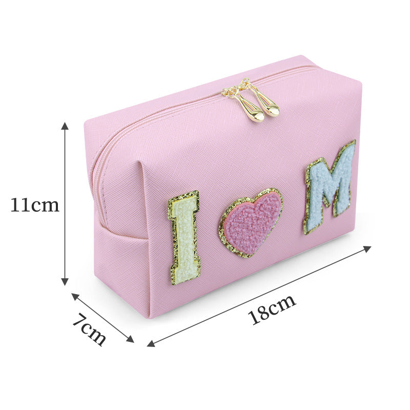 Cute Hand Gift Good-looking Love Portable Storage Holding Makeup Bag