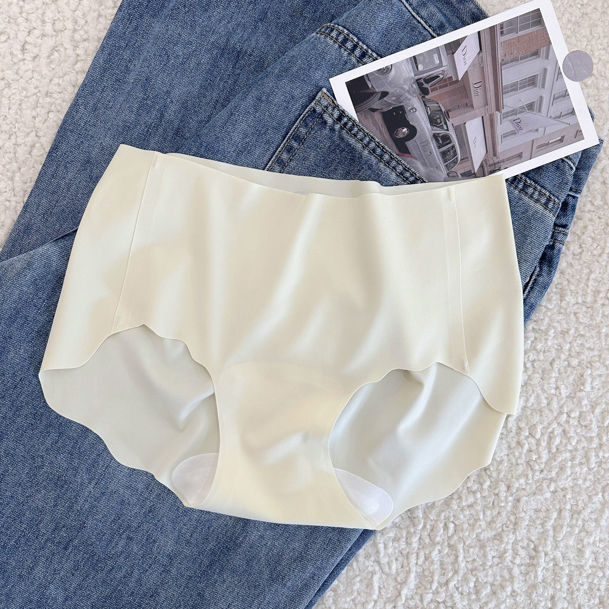 Women's Leggings Color Style Seamless Peach Hip Panties