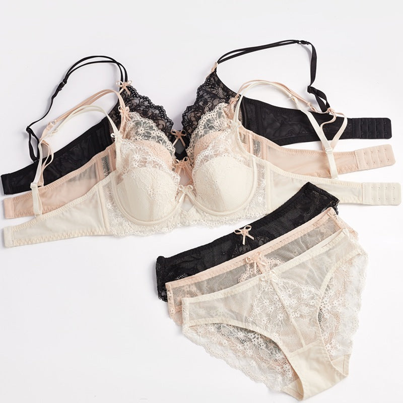 Lace Bow Underwear Pure Desire Sexy Busty Lingerie Sets