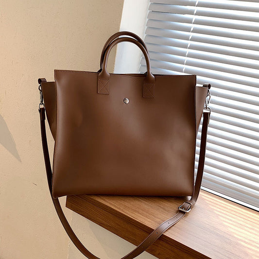 Women's Fashion Simple Large Capacity Retro Portable Crossbody Bags