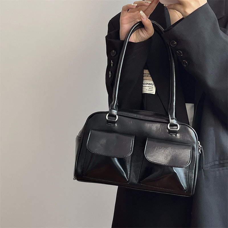 Women's Niche Underarm Large Capacity Retro Simple Shoulder Bags