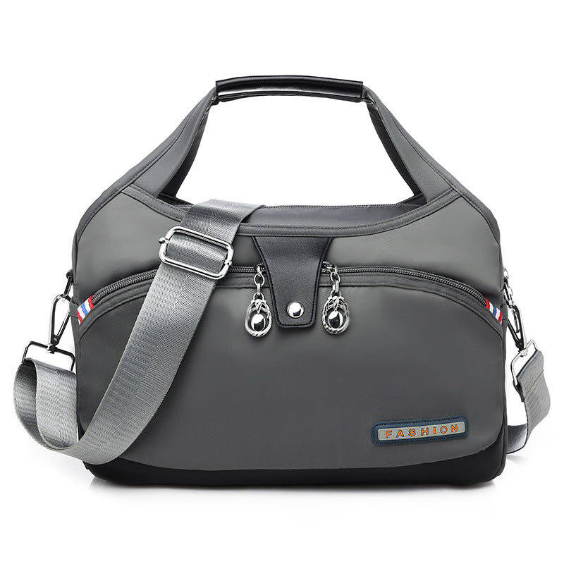 Women's And Lightweight Oxford Cloth Korean Style Large Capacity Waterproof Shopping Shoulder Bags