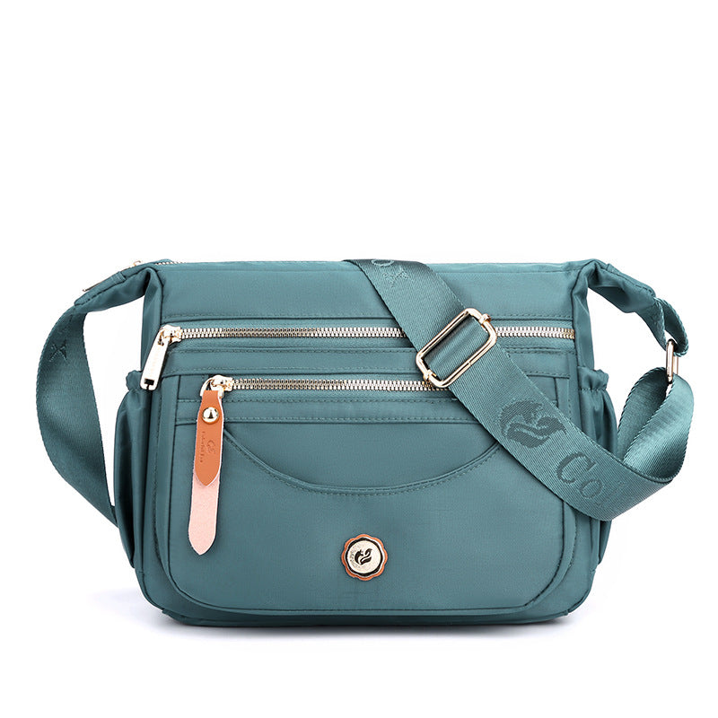 Women's Nylon Waterproof Mom Style Korean Solid Women's Shoulder Bag